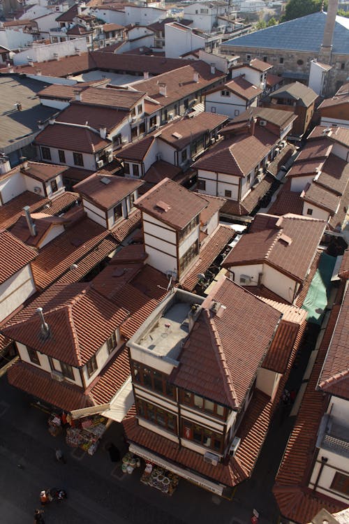 Foto d'estoc gratuïta de ciutat, edificis, foto des d'un dron