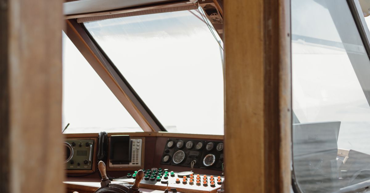 Interior of the Captain Cabin on a Boat · Free Stock Photo