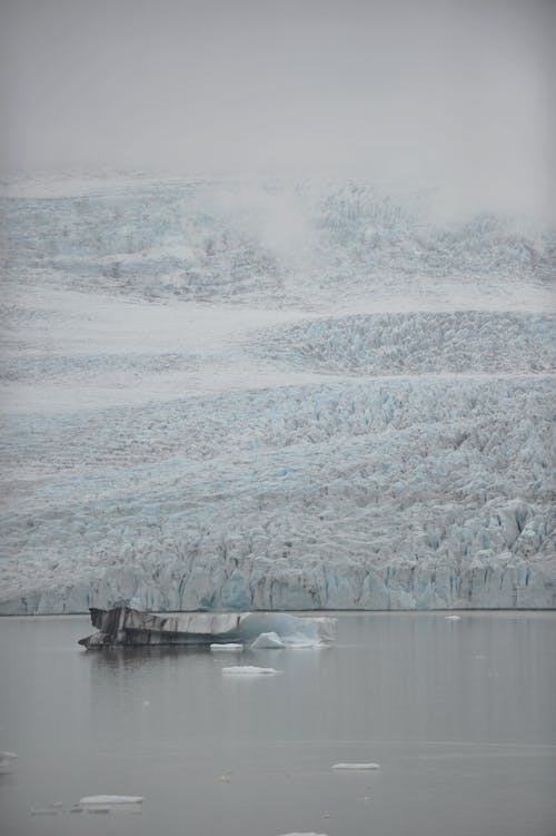 View of an Iceberg and Water 