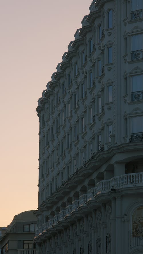 Building in City at Sunset