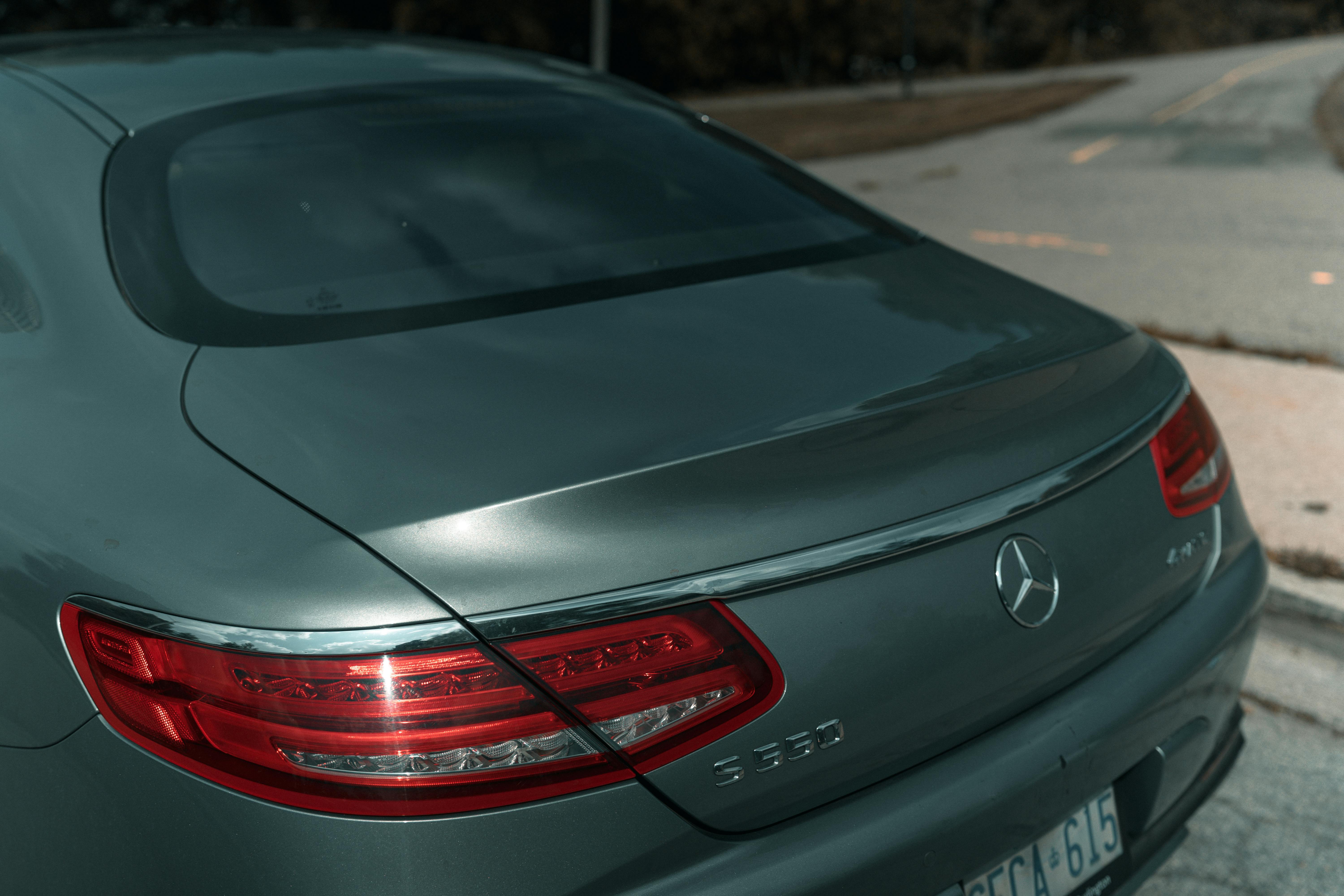 The rear end of a mercedes cls coupe · Free Stock Photo