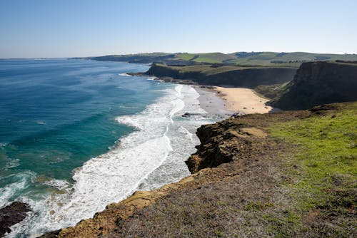 Coastline with Beach and Cliff