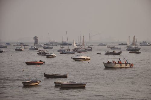 Boats and Vessels on Sea Coast