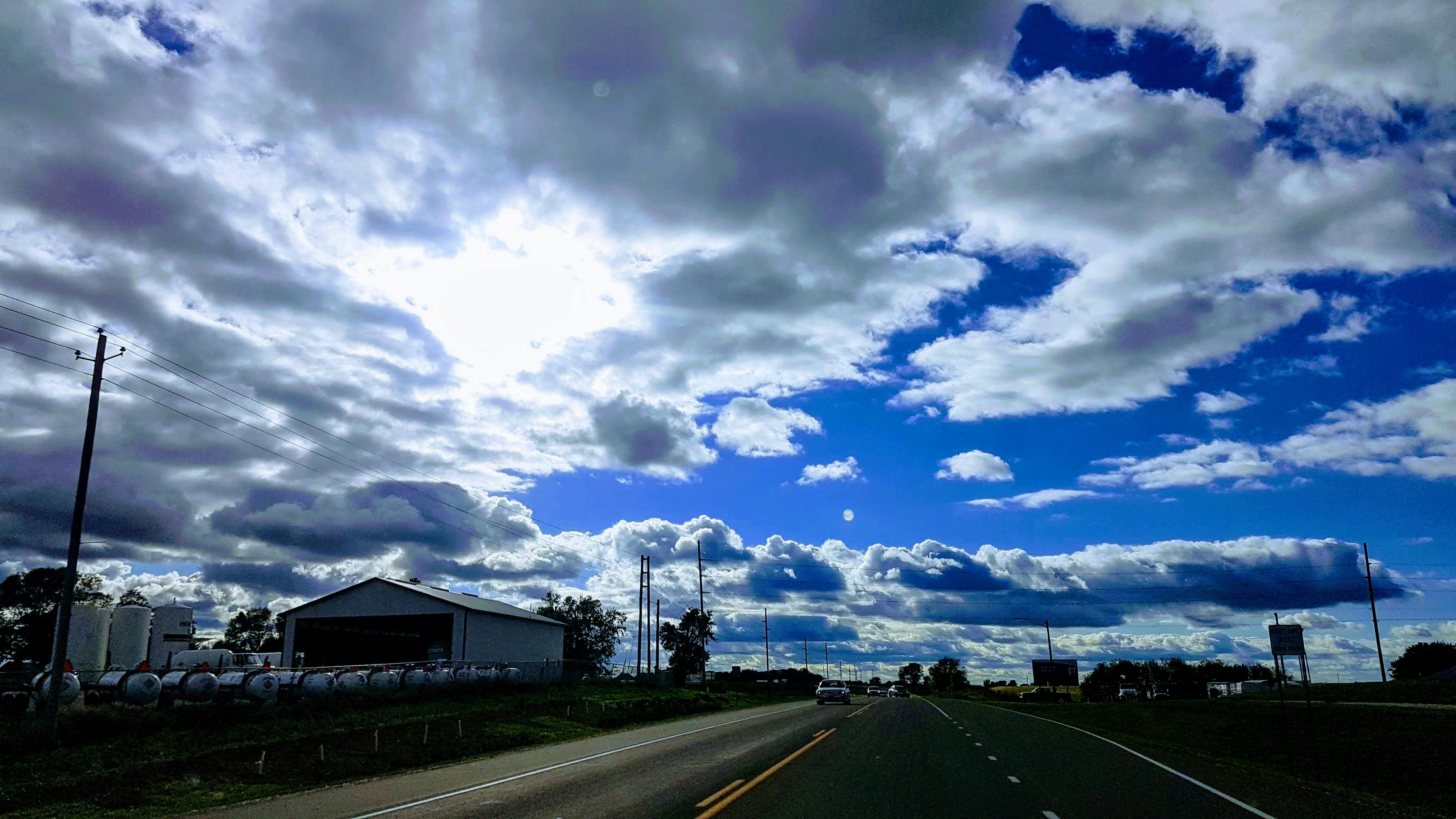 Free stock photo of #nature #sky #clouds #storm #sun #farm
