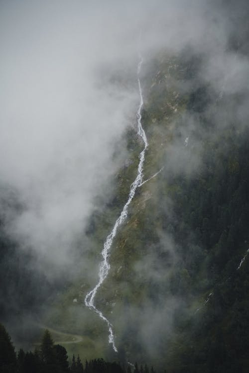 Gratis lagerfoto af å, dal, droneoptagelse