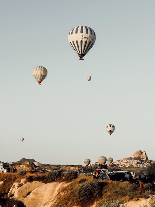 Floating Balloons in Cappadocia