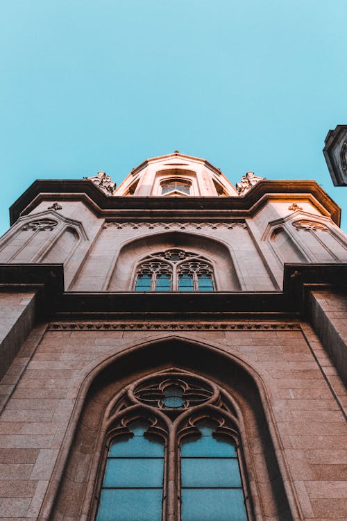 Free Low Angle Shot Of A Cathedral Stock Photo