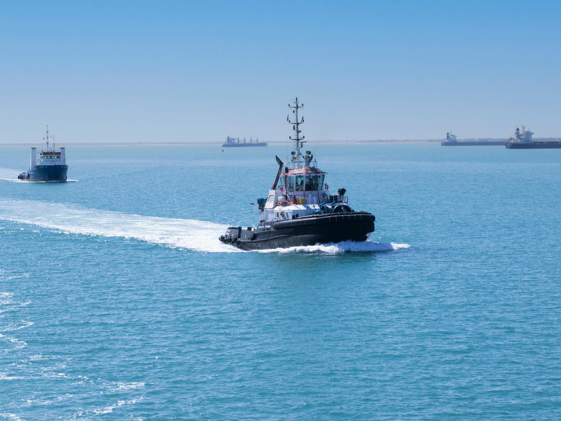 Tugboats on the Suez