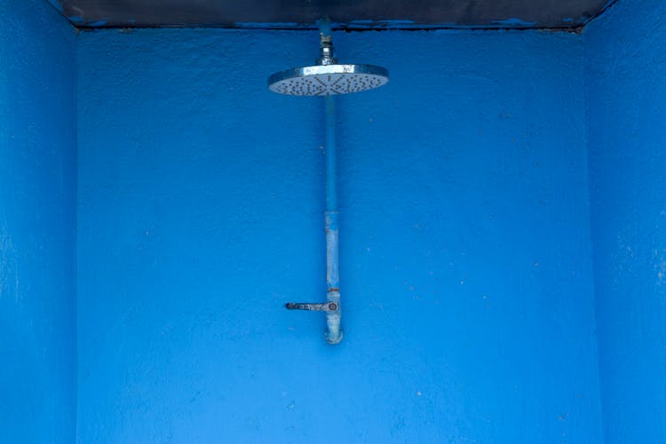 Blue Cabin Of Shower