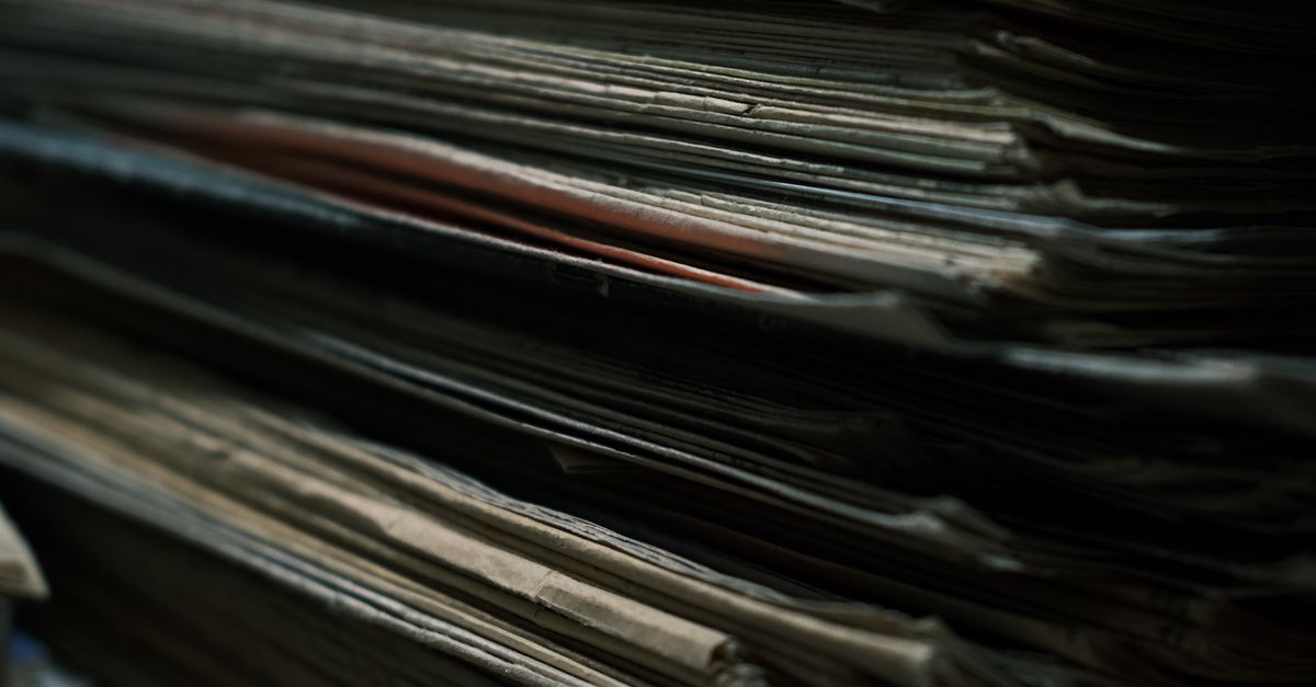 Paper Heap Close up of Heap of Papers ยท Free Stock Photo