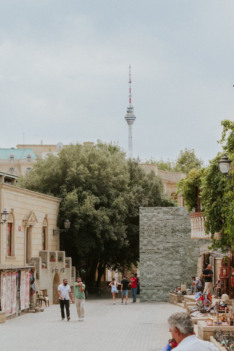 Market Square In Baku 