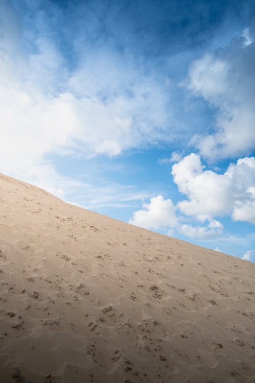 Clouds over Hill on Desert