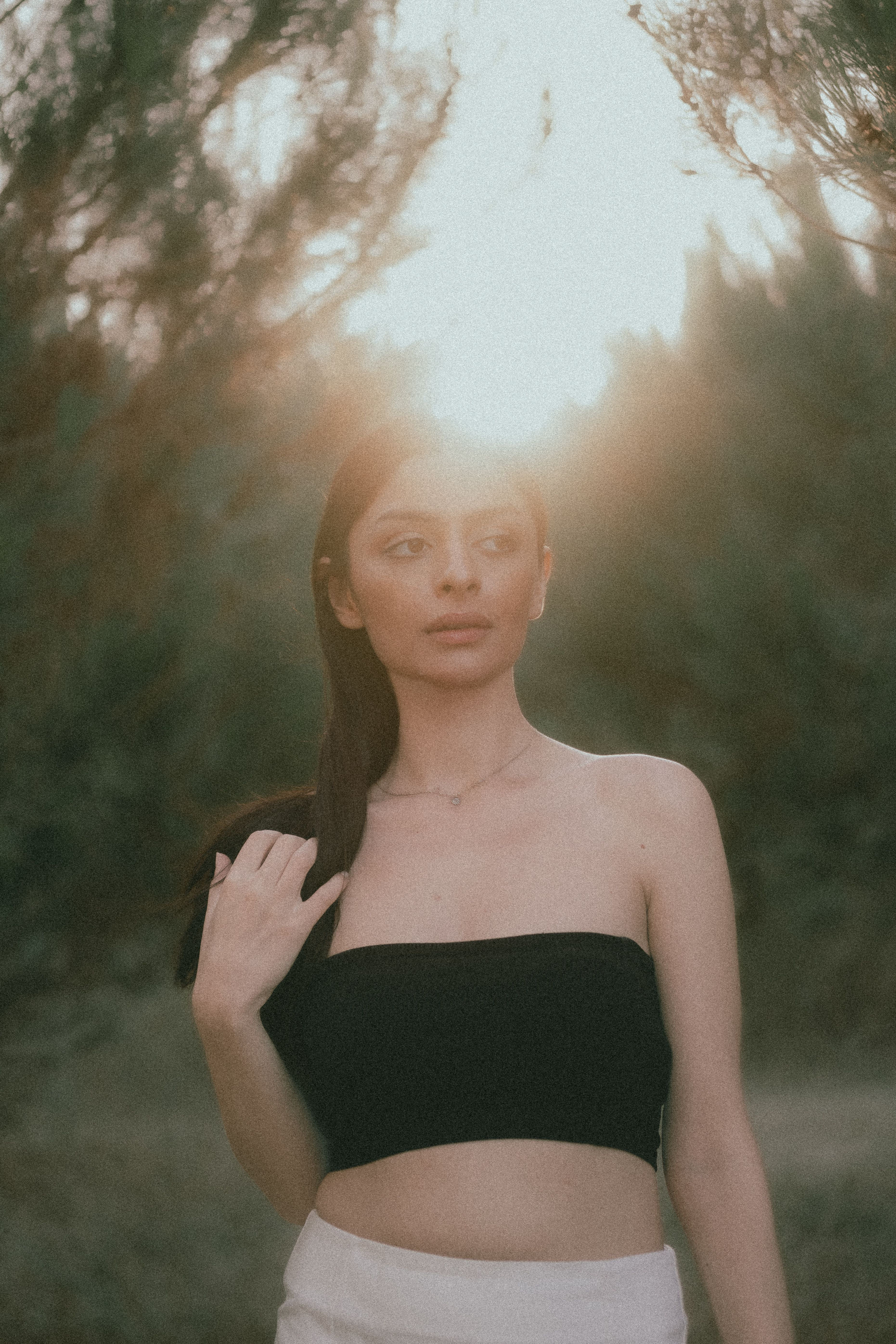 Woman in a Black Crop Top · Free Stock Photo