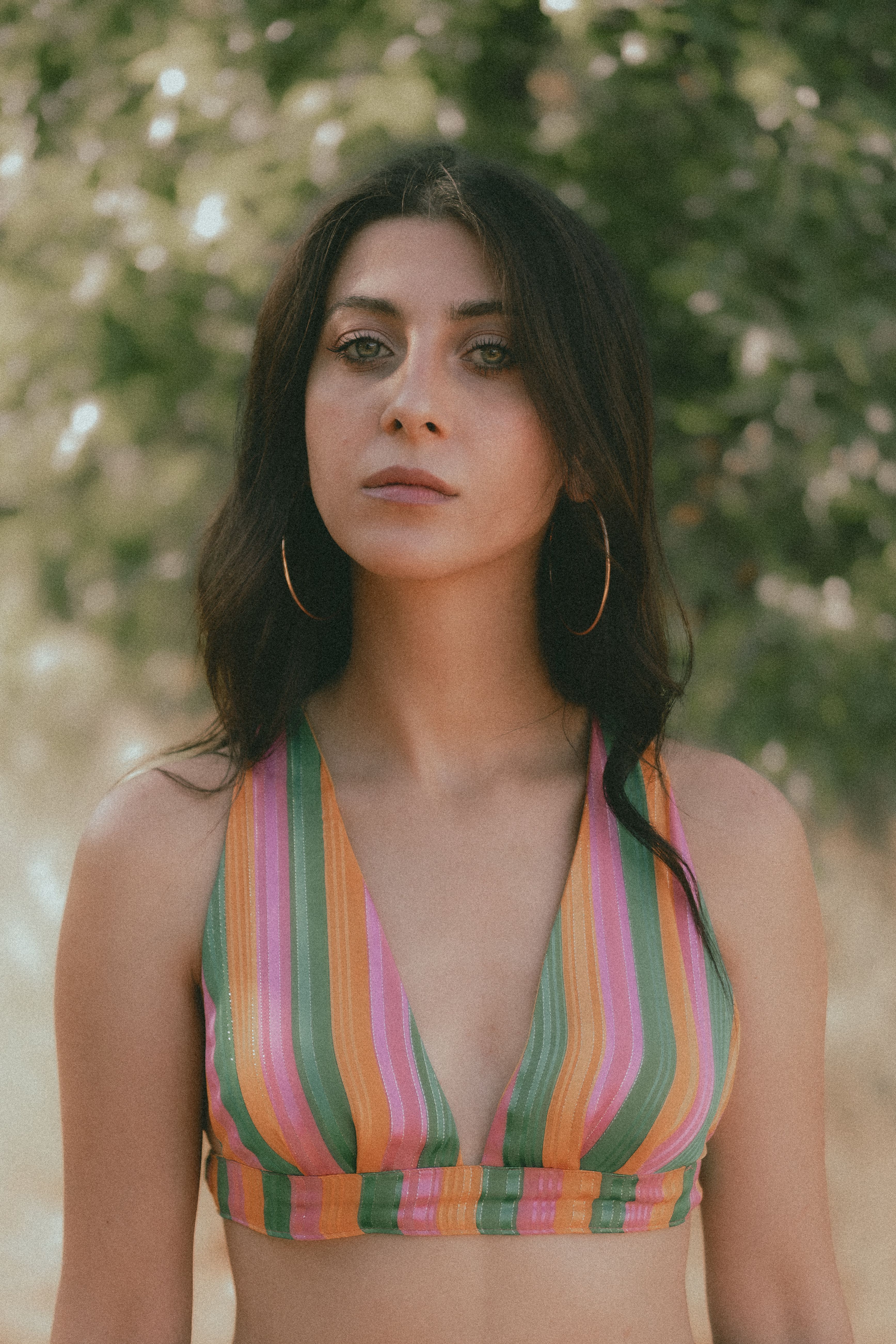 Bikini à rayures