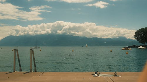 假期, 帆船, 湖 的 免费素材图片
