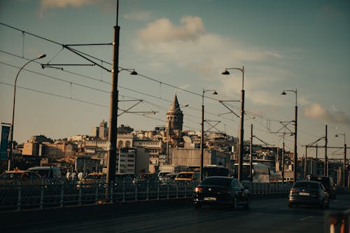 イスタンブール, ガラタ塔, ガラタ橋の無料の写真素材