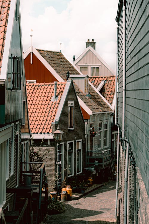 Narrow Street in Town