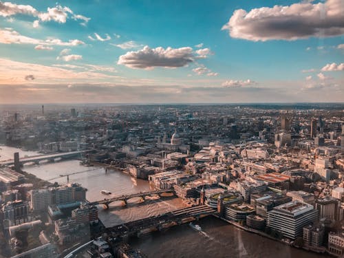 Drone Shot of London