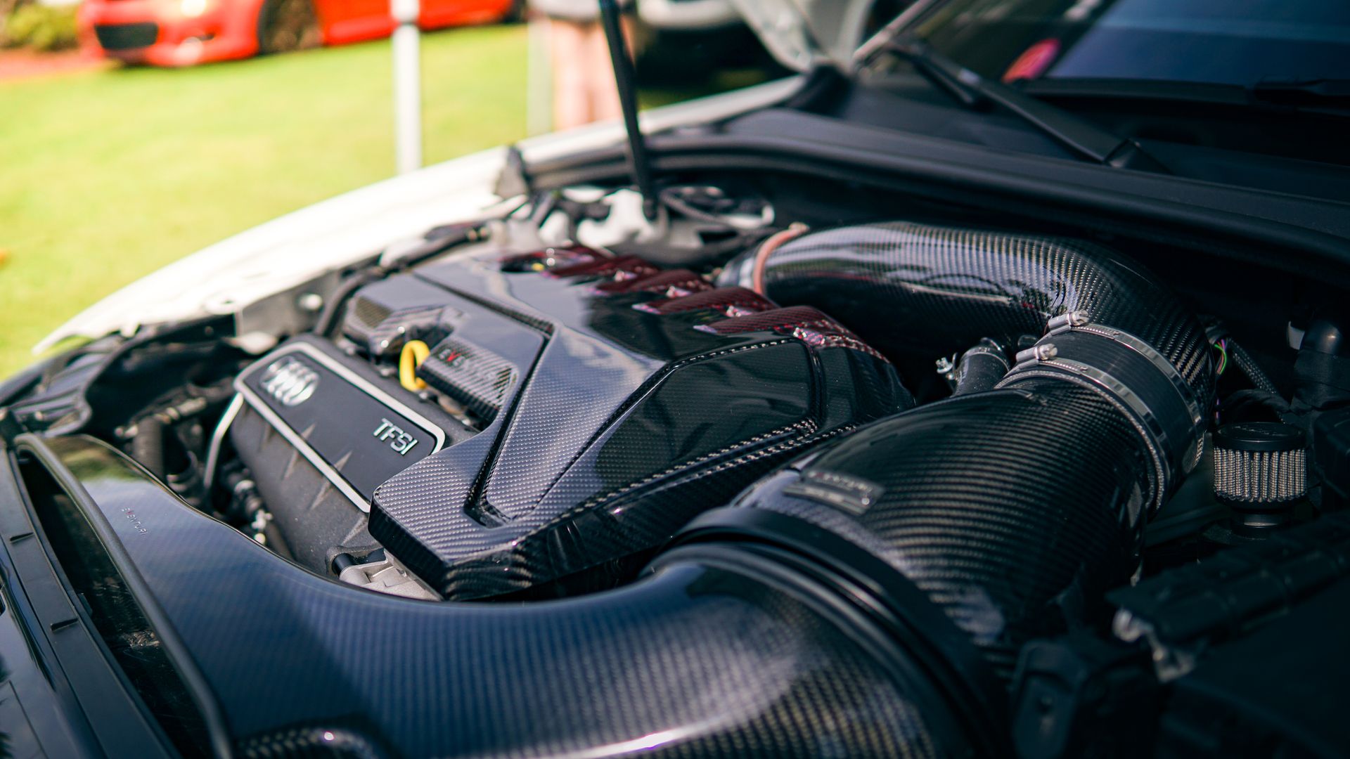 Engine of Audi Car