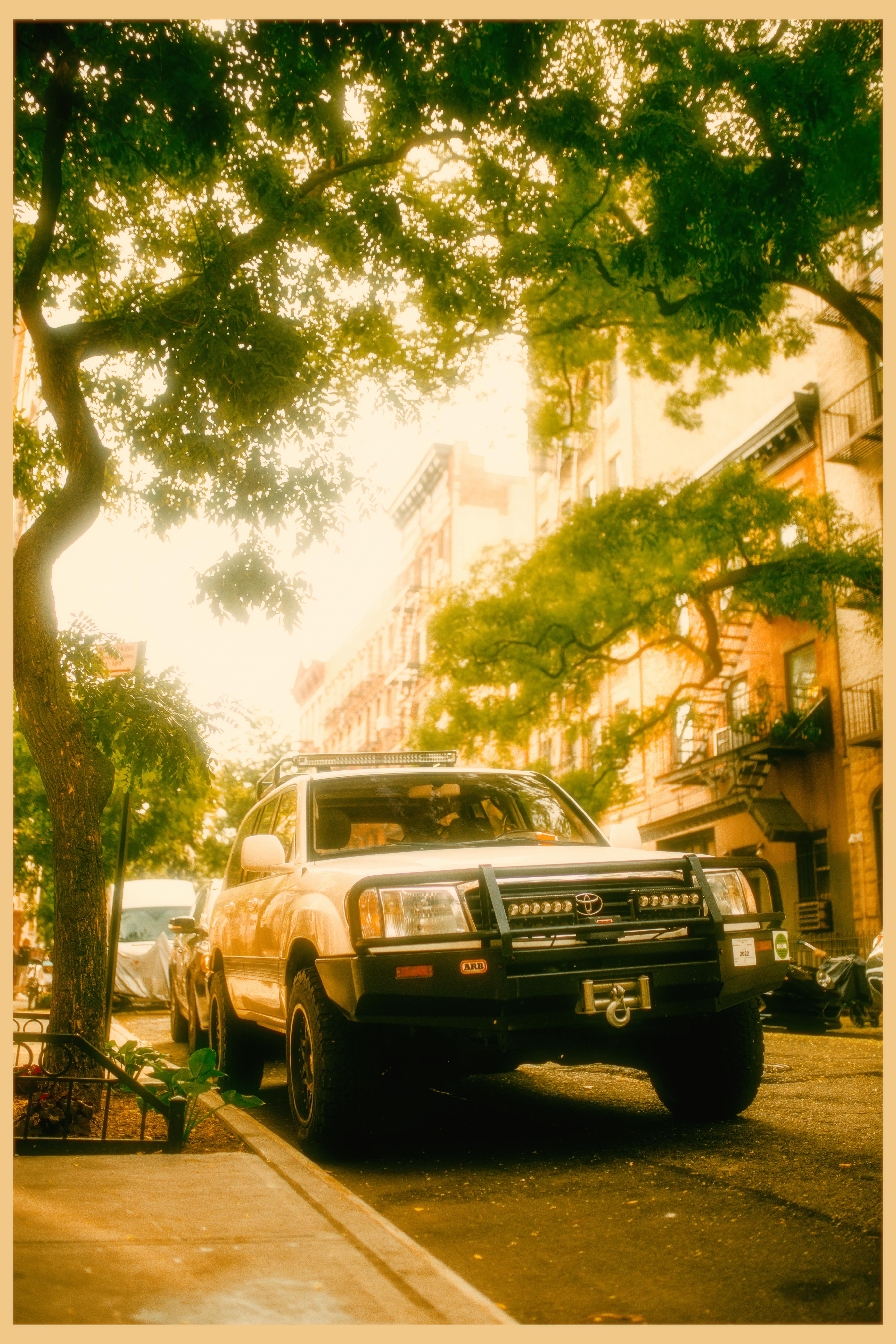 Silver Toyota on a Street · Free Stock Photo