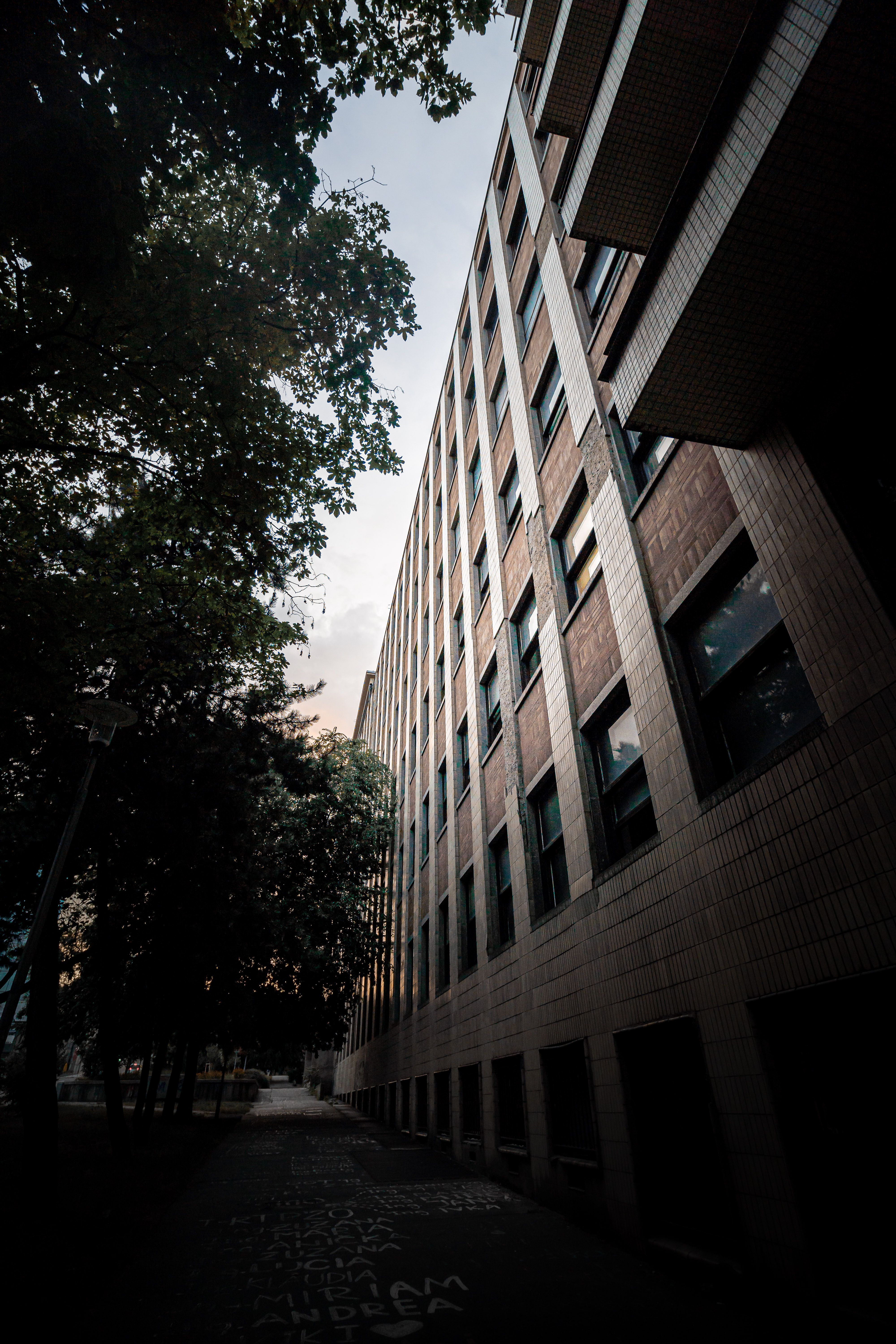 Tiled Facade of the Building · Free Stock Photo