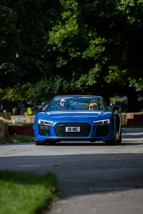 Základová fotografie zdarma na téma audi r8, jízda, lidé