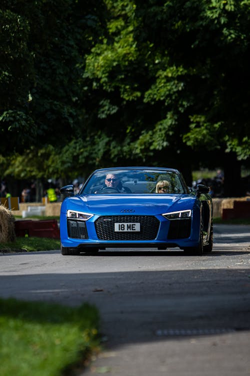 Základová fotografie zdarma na téma audi r8, jízda, lidé