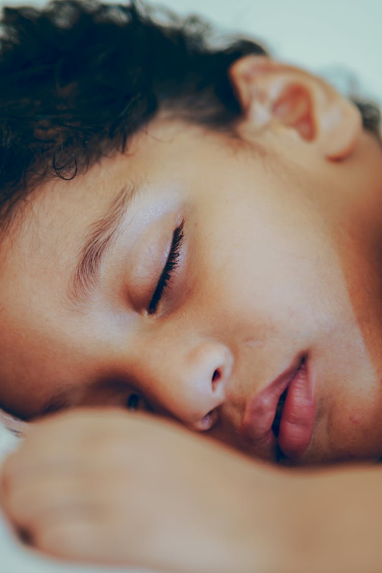 Portrait Of Sleeping Kid