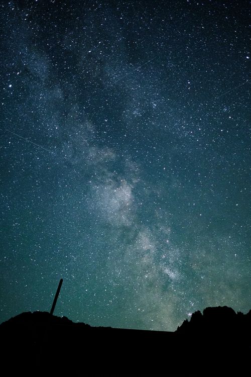 Free Captivating view of the Milky Way over Vorarlberg, Austria. Stunning display of stars against a clear night sky. Stock Photo