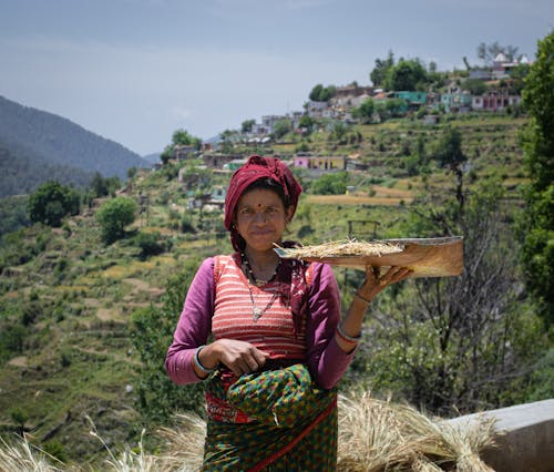 Woman in Village