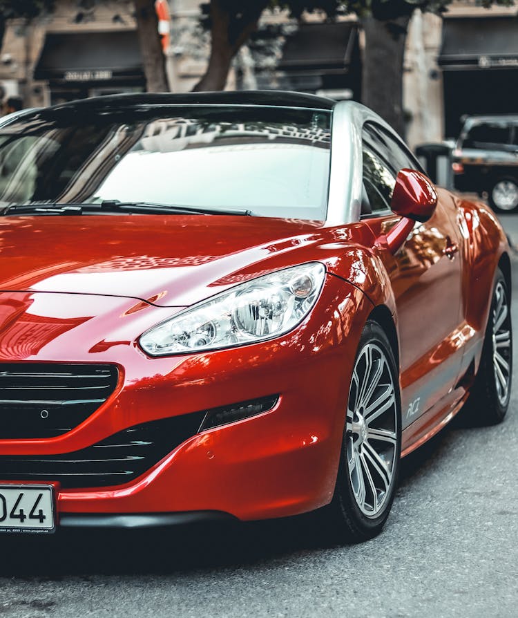 Red Peugeot RCZ