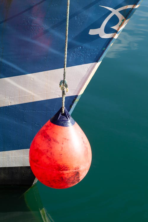 Buoy Hanging by Boat