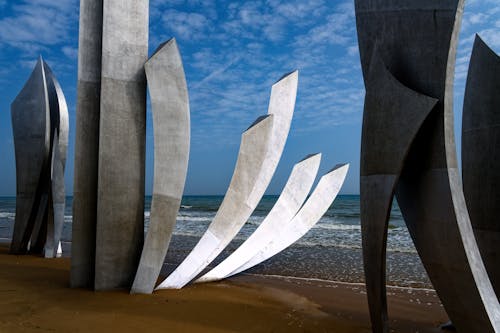 Omaha Beach Memorial, Saint-Laurent-sur-Mer, France 