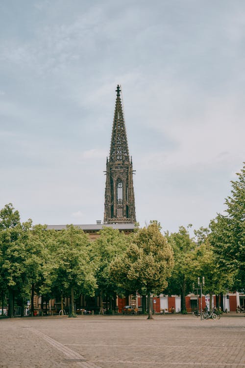 Tower of St Nikolai Memorial in Hamburg