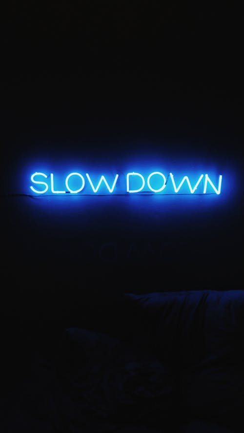 Free Slow Down Logo Stock Photo