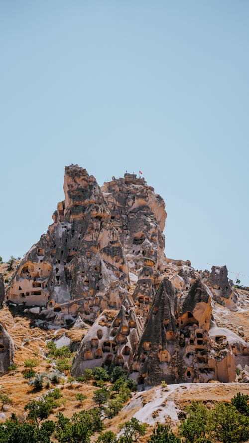 Imagine de stoc gratuită din călătorie, cappadocia, castelul uchisar