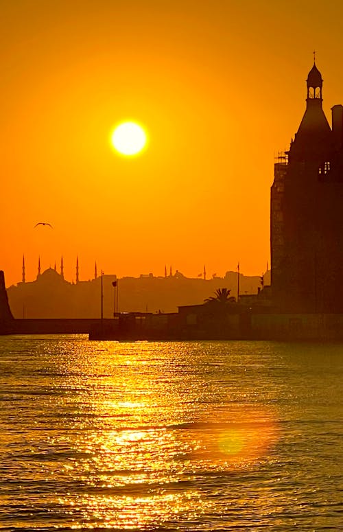 Ảnh lưu trữ miễn phí về akşamüstü, bãi biển hoàng hôn, Istanbul