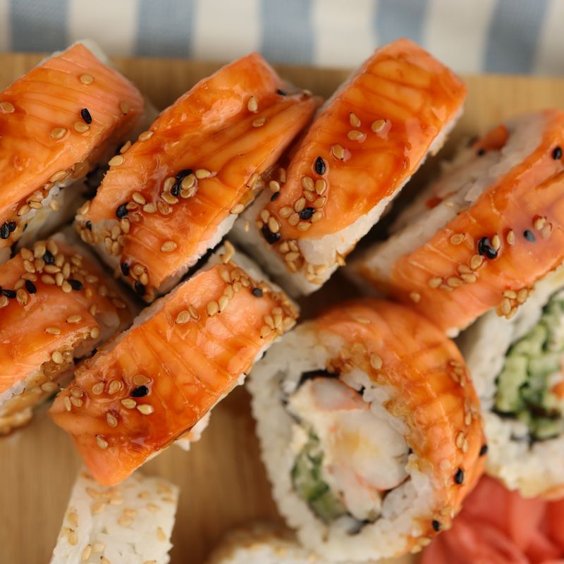 Sesame Ginger Salmon Casserole
