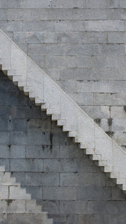 Základová fotografie zdarma na téma cihly, schody, šedý