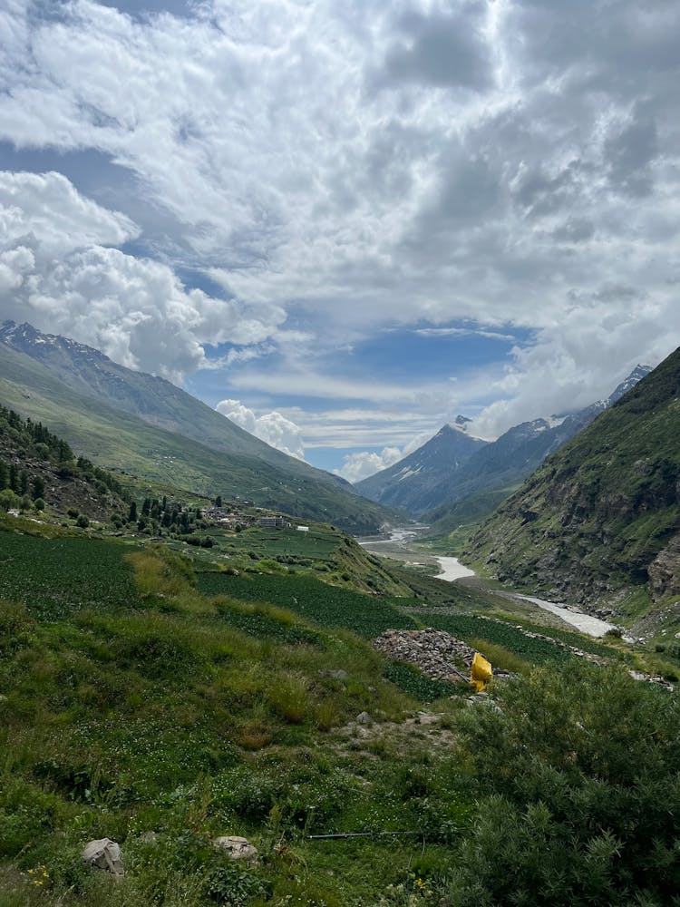 Valley With River