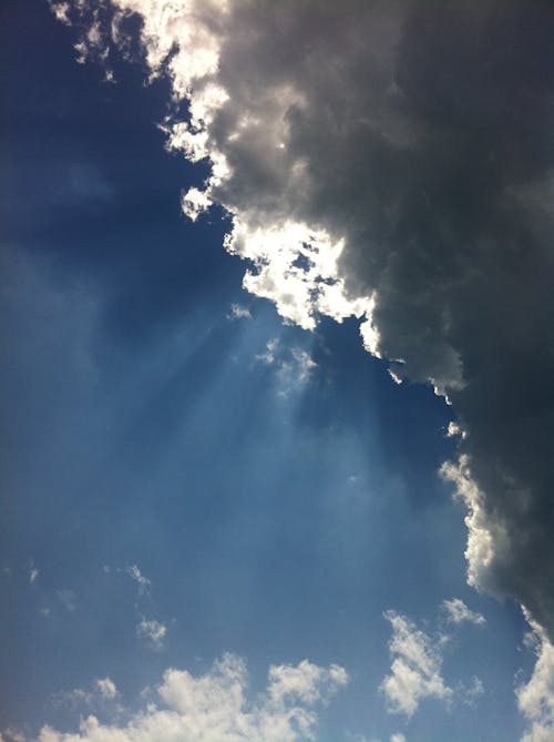 Foto stok gratis awan langit, bentuk awan, halo