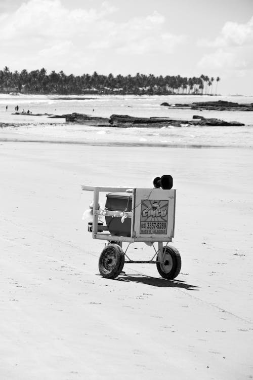 Ice Cream Cart on the Beach