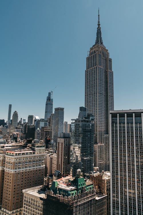 Free Empire State Building in New York Stock Photo