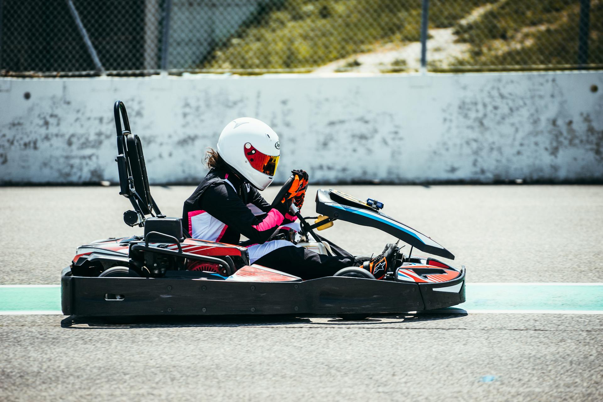 Driver in Karting Racing