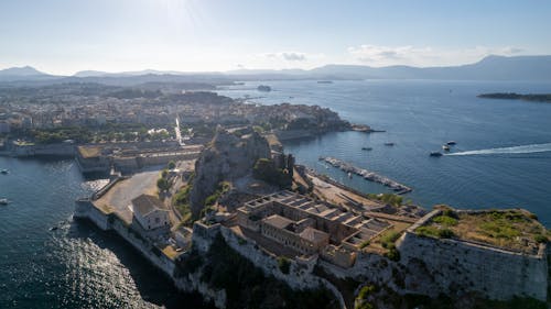 The Old Fortress of Corfu, an Aerial View