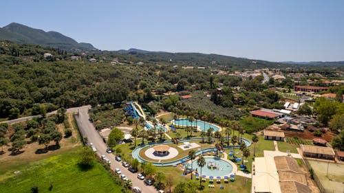 Swimming Pools in a Resort