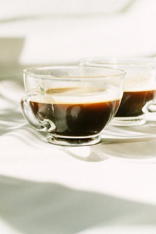 Coffee in Glass Cup