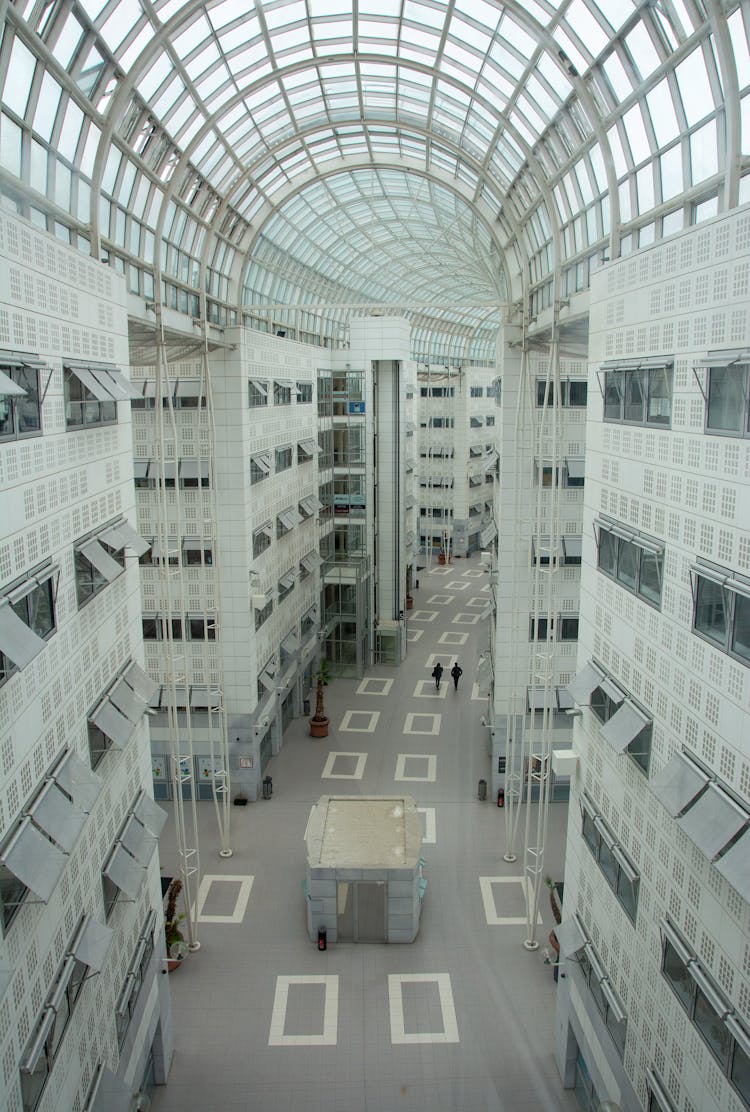 Atrium In Regus Roissy Business Center At Charles De Gaulle Airport, Paris, France