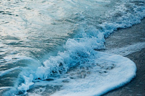 Ilmainen kuvapankkikuva tunnisteilla aallot, hiekka, idyllinen