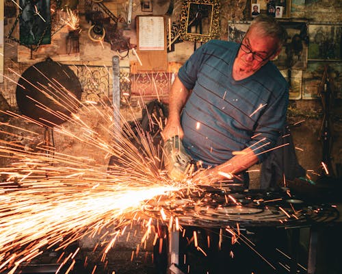 Photo of a Welding Man